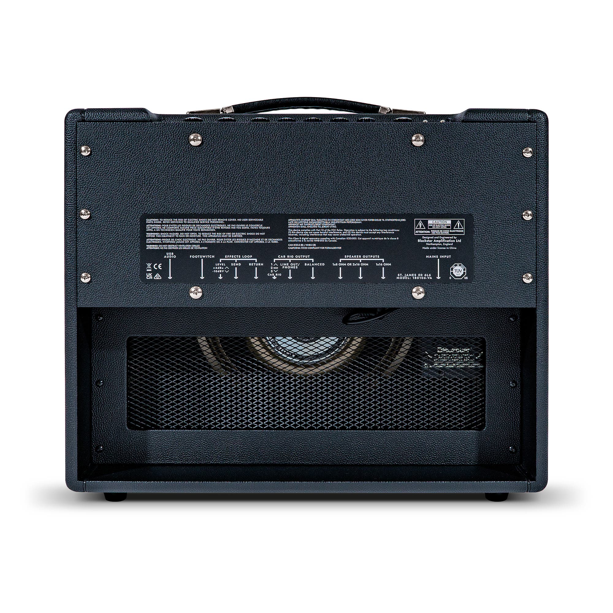 Blackstar St. James 6L6 50w 1x12" Guitar Amp Combo - Black