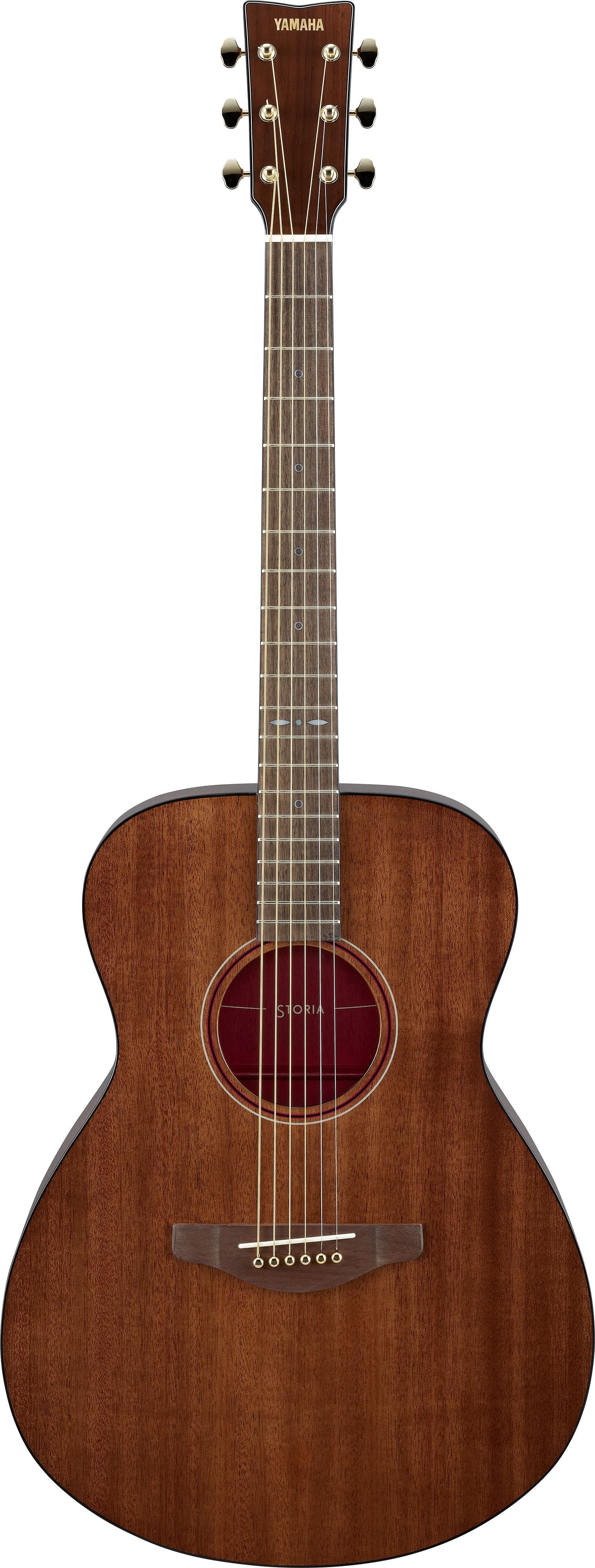 Yamaha Storia-III Concert Acoustic Guitar - Chocolate Brown/Wine Red Interior