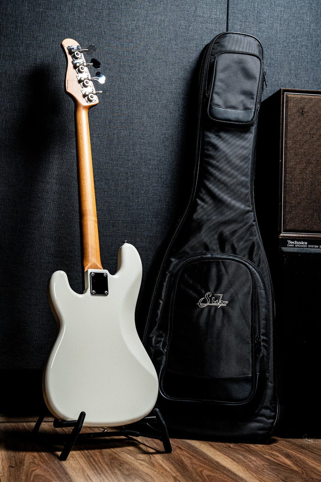 Suhr Classic P 4-String Bass w/Deluxe Gigbag - Olympic White RW