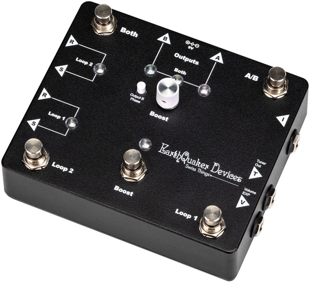 EarthQuaker Devices Swiss Things Pedalboard Reconciler