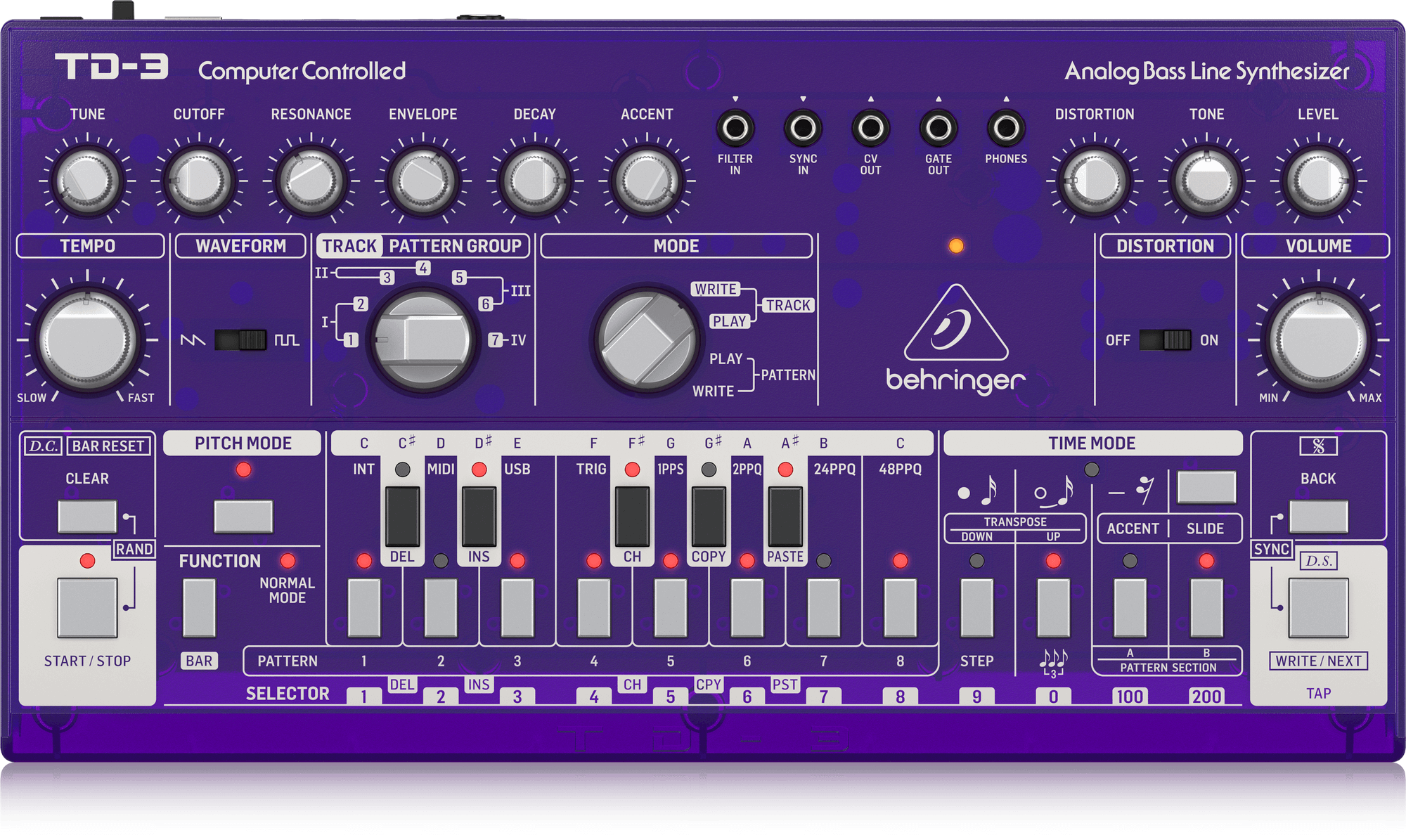 Behringer TD-3-GP Analog Bass Line Synthesizer