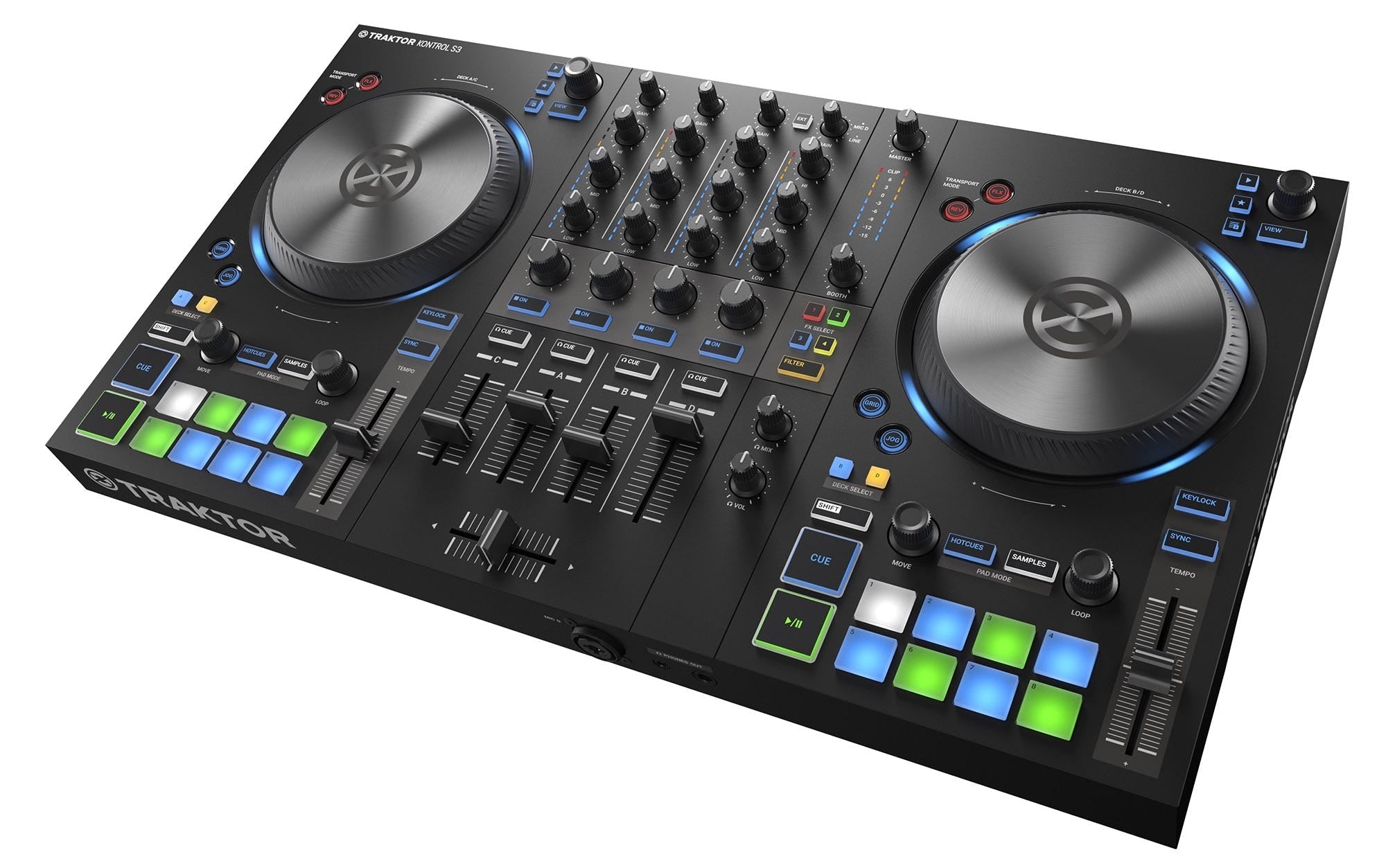 Native Instruments Traktor Kontrol S3 DJ Controller w/Traktor Pro 3