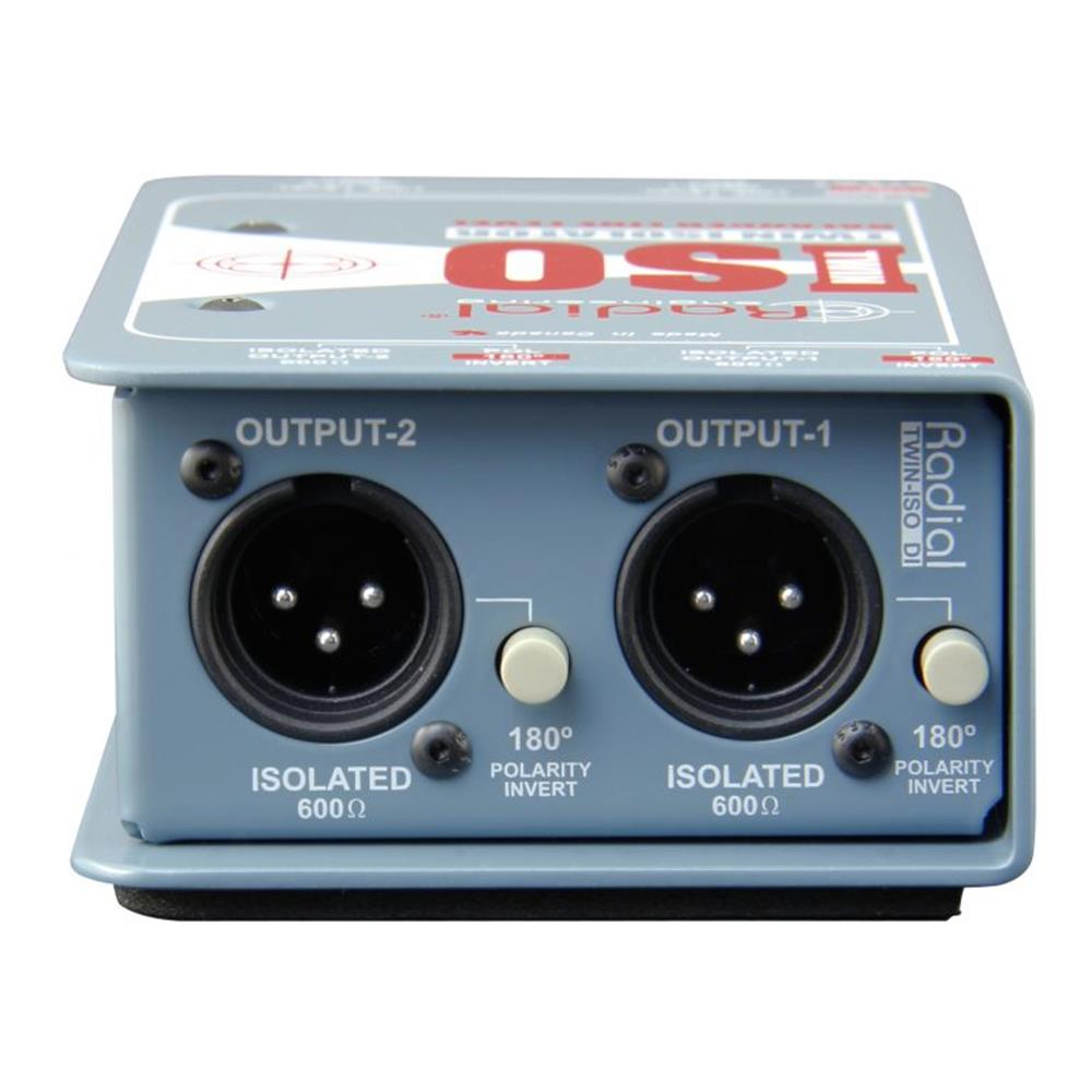 Radial Twin-Iso Passive 2ch Balanced Line Level Isolator