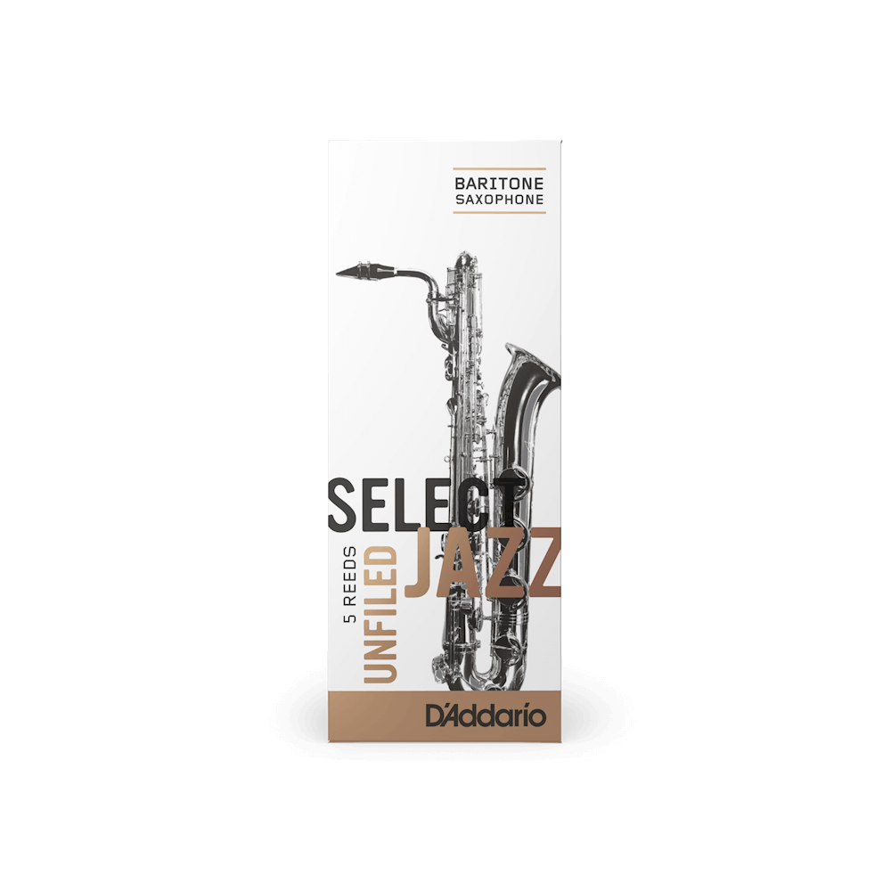 Rico Select Baritone Sax Reed - Unfiled 2M - 5 pack