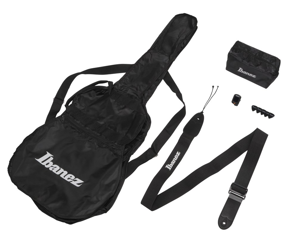Ibanez V54NJP Acoustic Guitar w/ Bag - Weathered Black Open Pore