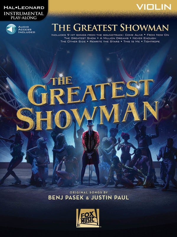 The Greatest Showman Violin Bk/Ola