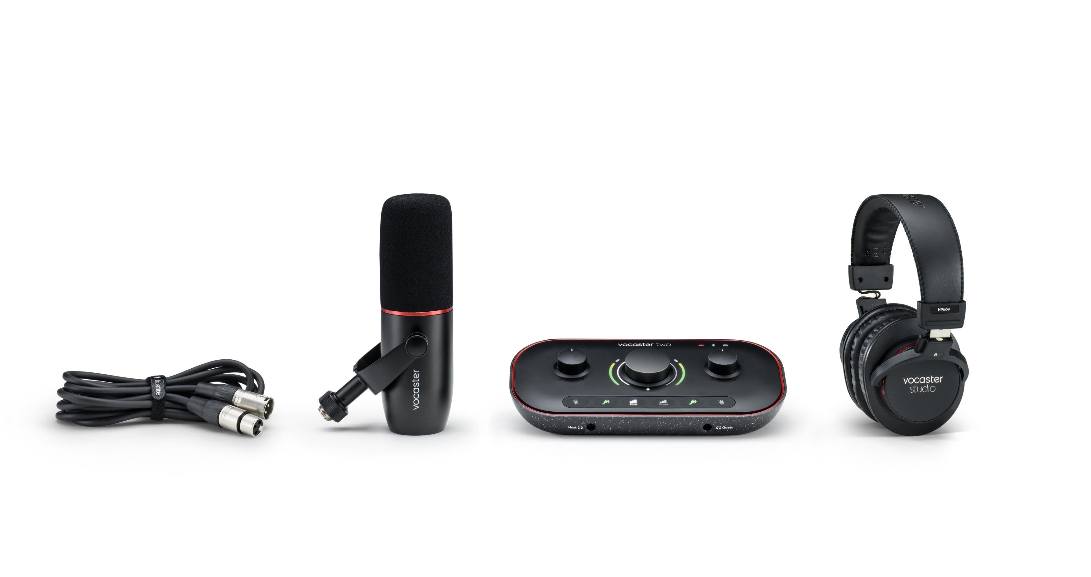 Focusrite Vocaster Two Studio Ultimate Podcasting Kit