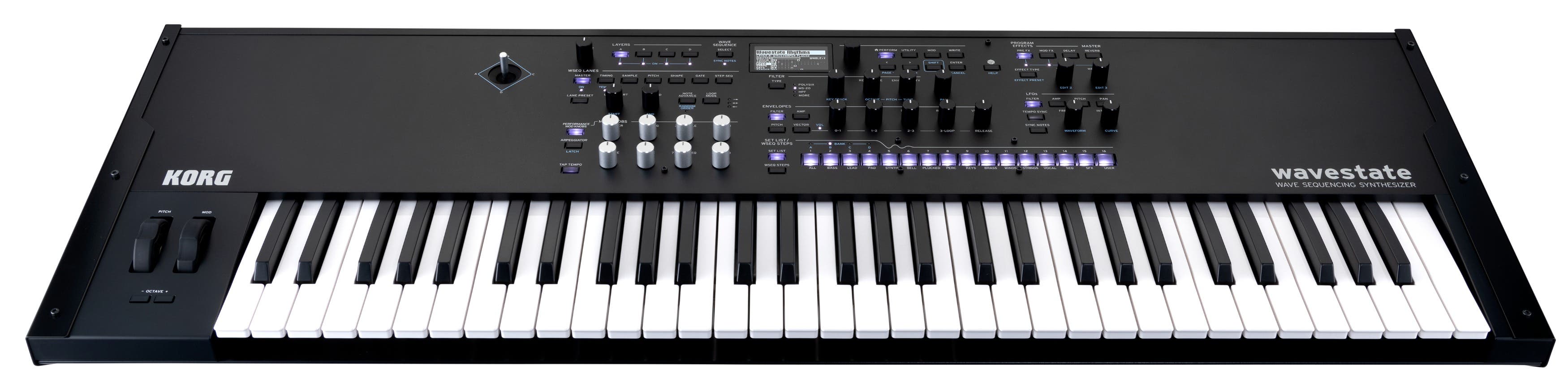 Korg Wavestate SE 61-Key Wave Sequencing Synth w/Case - Black