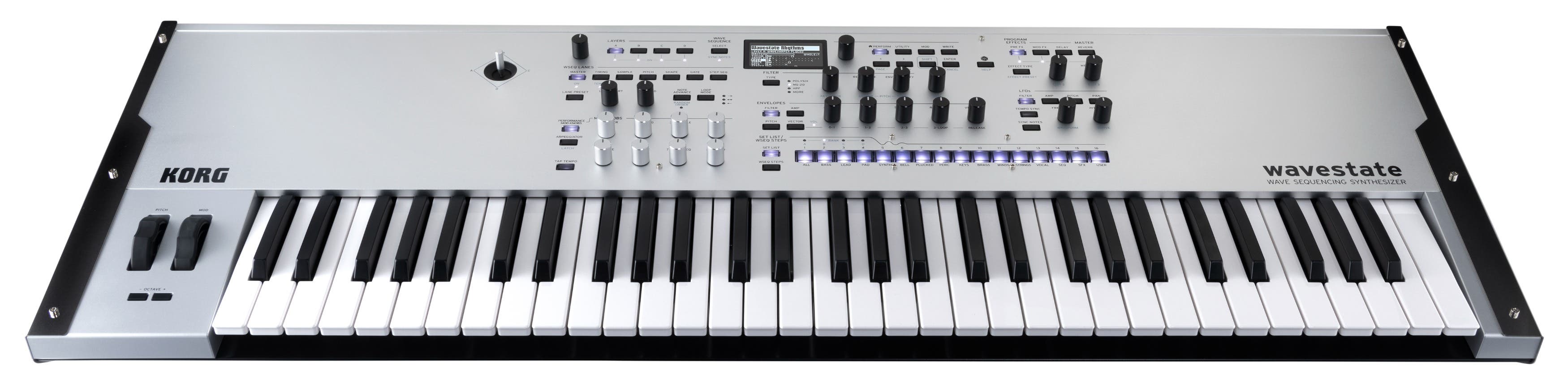 Korg Wavestate SE 61-Key Wave Sequencing Synth w/Case - Platinum