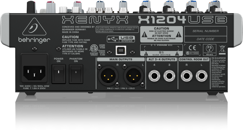 Behringer Xenyx X1204USB Mixer
