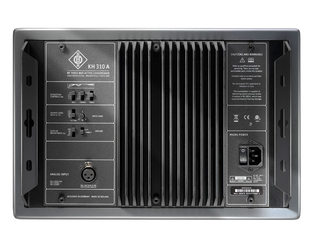 Neumann KH310a Professional Studio Monitors (Left Speaker Only)