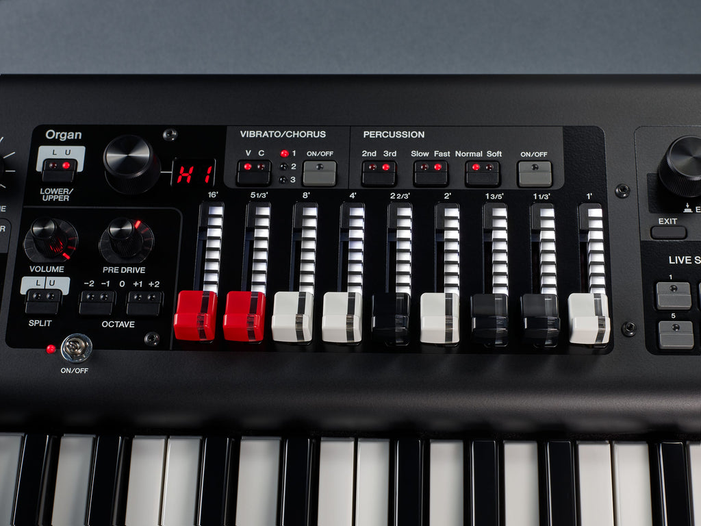 Yamaha YC61 Stage Keyboard w/61-note Semi-Weighted Waterfall Action